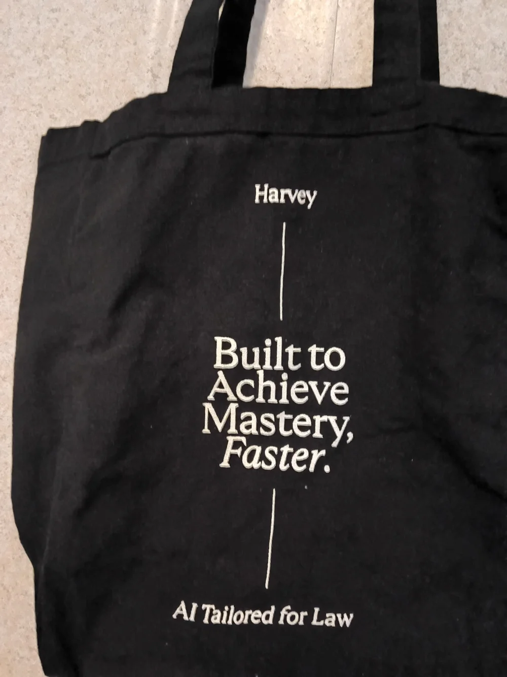 Harveys black canvas